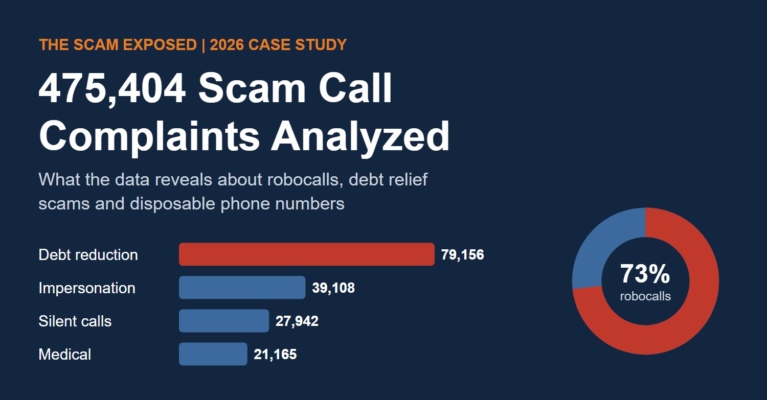 Scam Call Statistics 2026 From 475,000 Real Complaints
